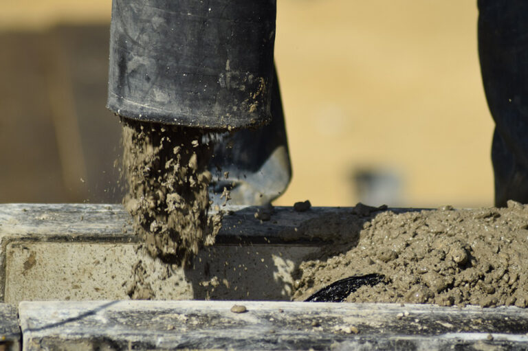 Close-up Of A Concrete Pump