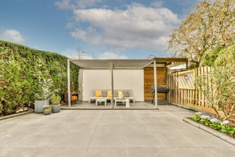 Outdoor Space With Concrete Flooring